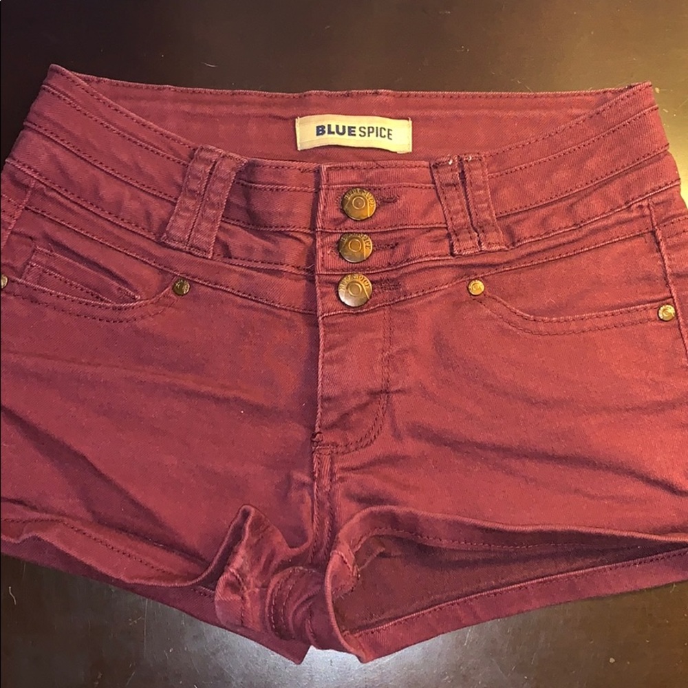 Denim shorts